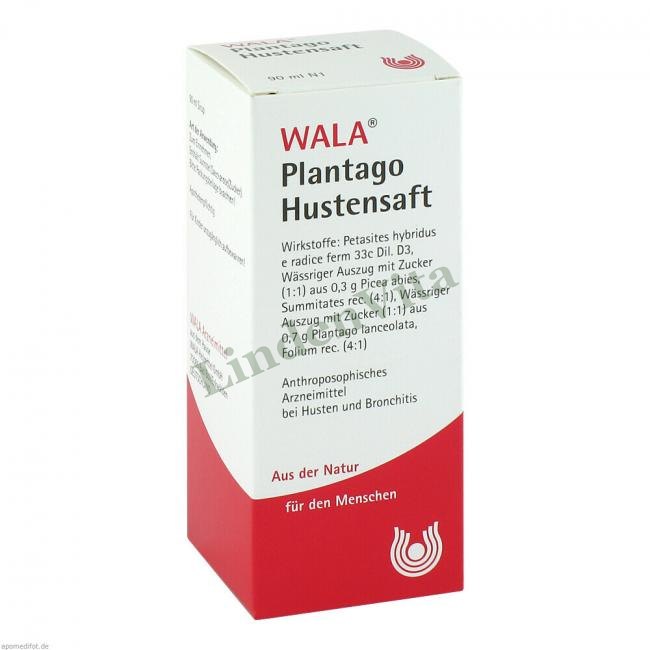 Плантаго Хустенсафт / Plantago Hustensaft — упаковка препарата