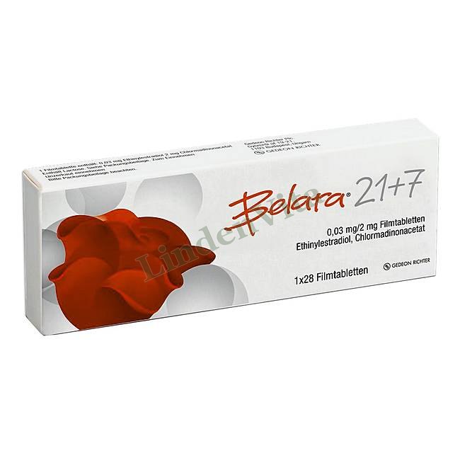 Белара / Belara - Хлормадинон + Етинілестрадіол — упаковка препарату