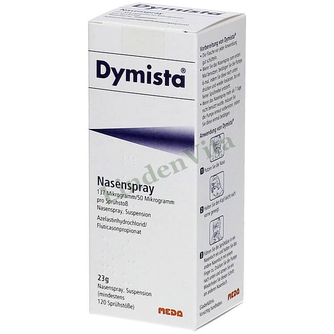 Димиста / Dymista - Флутиказон + Азеластин / Дыхательная система — упаковка препарата