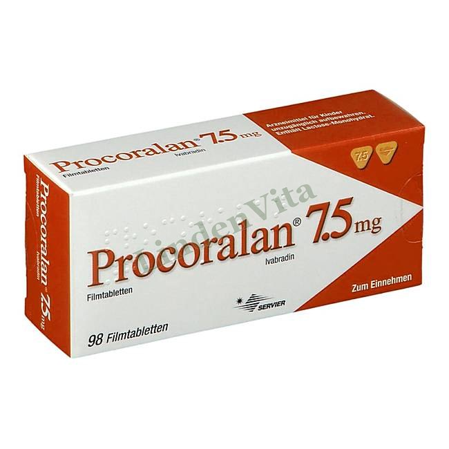 Прокоралан / Procoralan - Івабрадин — упаковка препарату