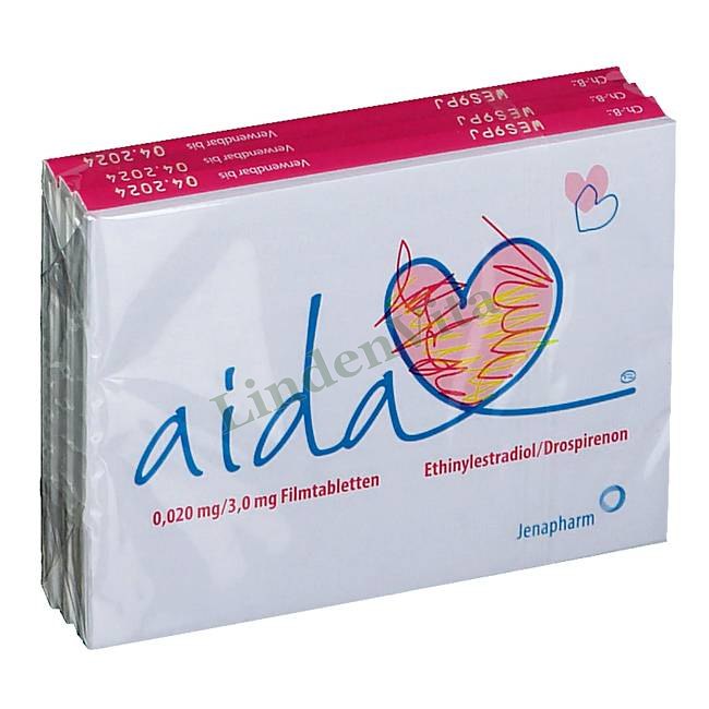Аіда / Aida - Дроспіренон + Етинілестрадіол — упаковка препарату