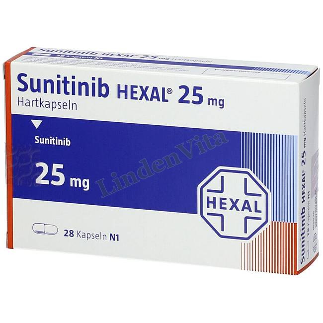 Сунитиниб / Sunitinib - Сунитиниб — упаковка препарата