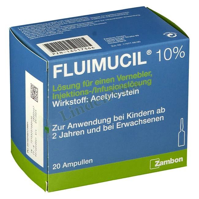Флуімуцил / Fluimucil - Ацетилцистеїн — упаковка препарату