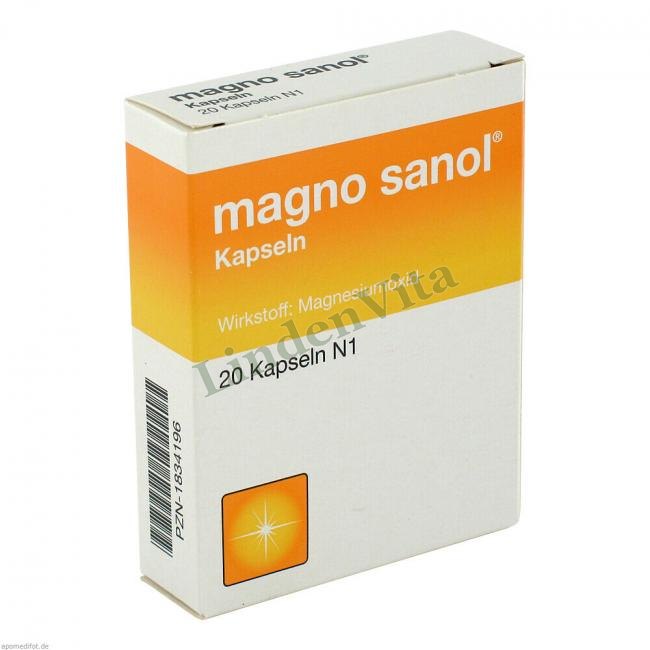 Магно Санол / Magno Sanol - Магнію оксид — упаковка препарату