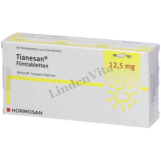 Тианесан / Tianesan - Тианептин — упаковка препарата