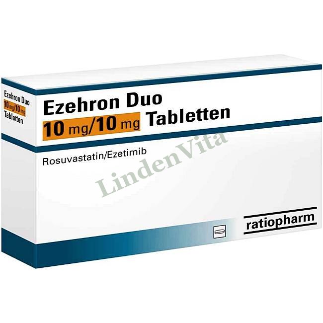 Эзехрон / Ezehron - Розувастатин + Эзетимиб — упаковка препарата