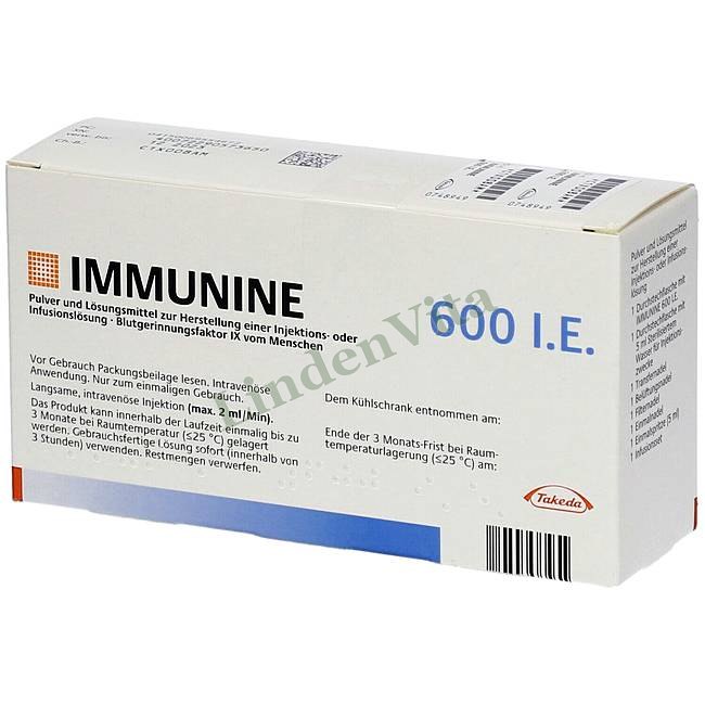 Імунін / Immunine - Фактор згортання крові IX — упаковка препарату