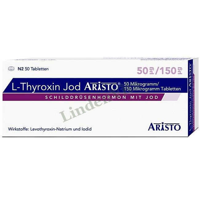 Л Тироксин / L Thyroxin - Левотироксин Йодид калію / Щитоподібна залоза — упаковка препарату