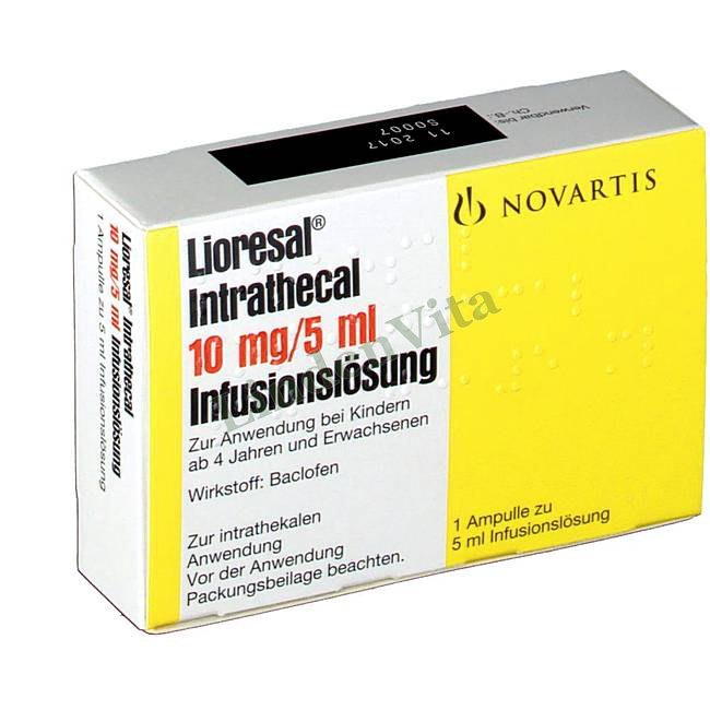 Лиорезал / Lioresal - Баклофен — упаковка препарата