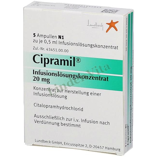 Ципрамил / Cipramil - Циталопрам — упаковка препарата