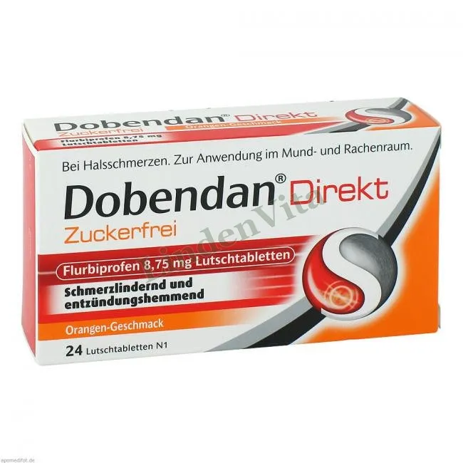 Добендан / Dobendan - Флурбипрофен — упаковка препарата