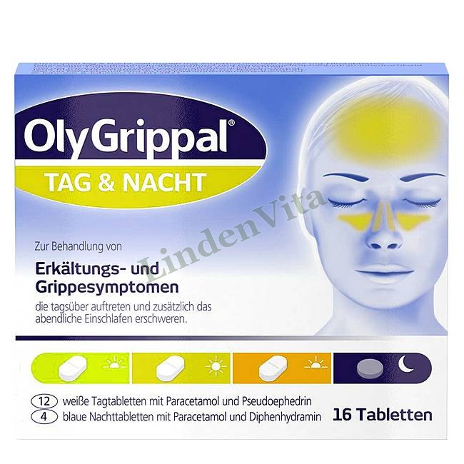 Олігріппал / Olygrippal - Парацетамол — упаковка препарату