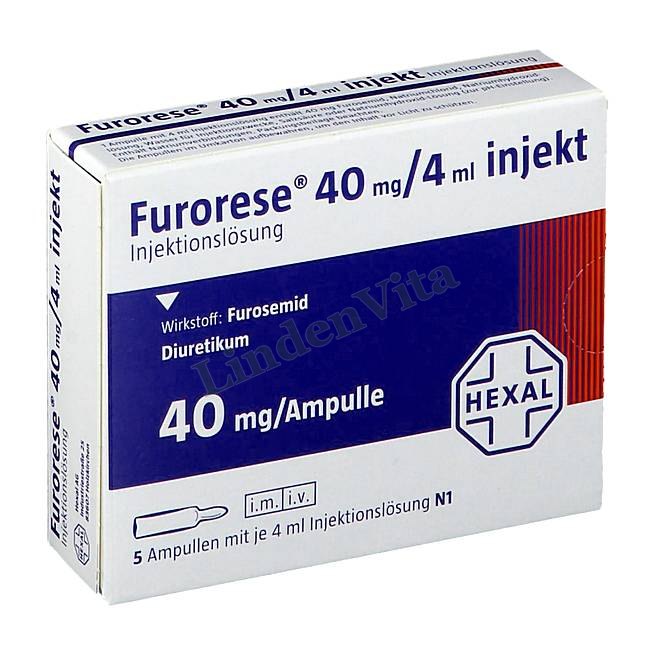 Фурорезе / Furorese - Фуросемид — упаковка препарата