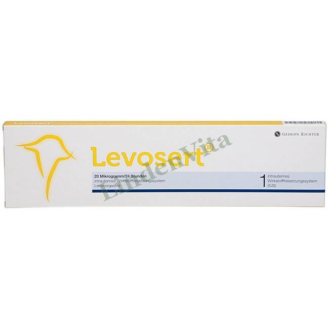 Левосерт / Levosert - Прогестаген — упаковка препарату