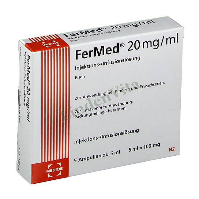 Фермед / Fermed - Залізо (III) оксид-сахароза комплекс — упаковка препарату