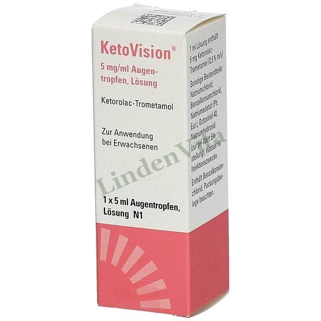 Кетовізіон / Ketovision - Кеторолак — упаковка препарату