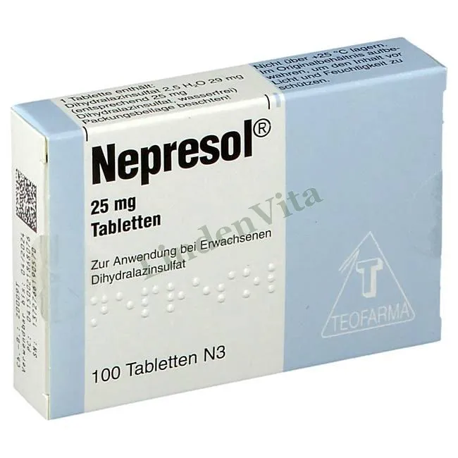 Непресол / Nepresol - Дигидралазин — упаковка препарата