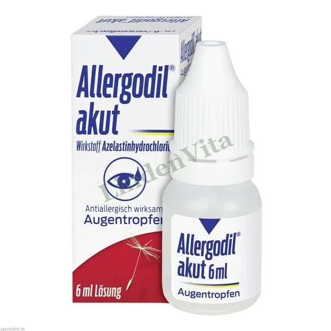 Аллергодил / Allergodil - Азеластин / Глаза и уши — упаковка препарата