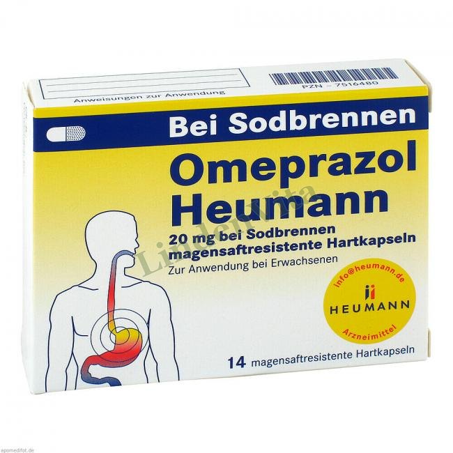 Омепразол / Omeprazol - Омепразол — упаковка препарату