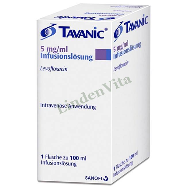 Таваник / Tavanic - Левофлоксацин — упаковка препарата