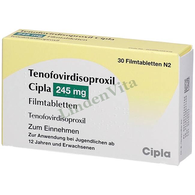 Тенофовірдизопроксил / Tenofovirdisoproxil - Тенофовір — упаковка препарату