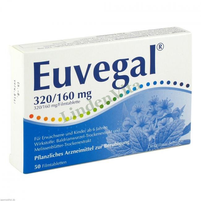 Эвегал / Euvegal / Психиатрия — упаковка препарата