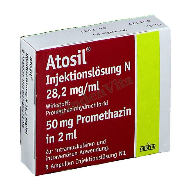 Атозил / Atosil - Прометазин / Від алергії — упаковка препарату