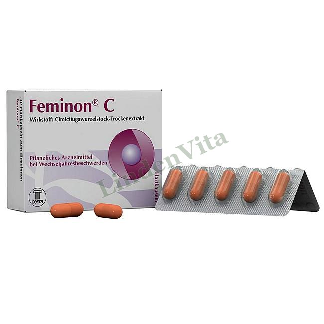 Фемінон / Feminon - Кореневище циміцифуги / Гінекологія та урологія — упаковка препарату