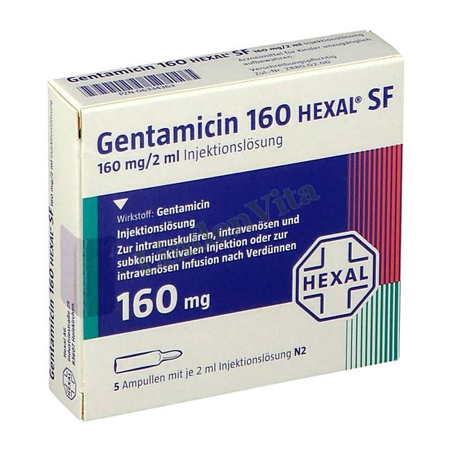 Гентамицин / Gentamicin - Гентамицин / Антибиотики — упаковка препарата