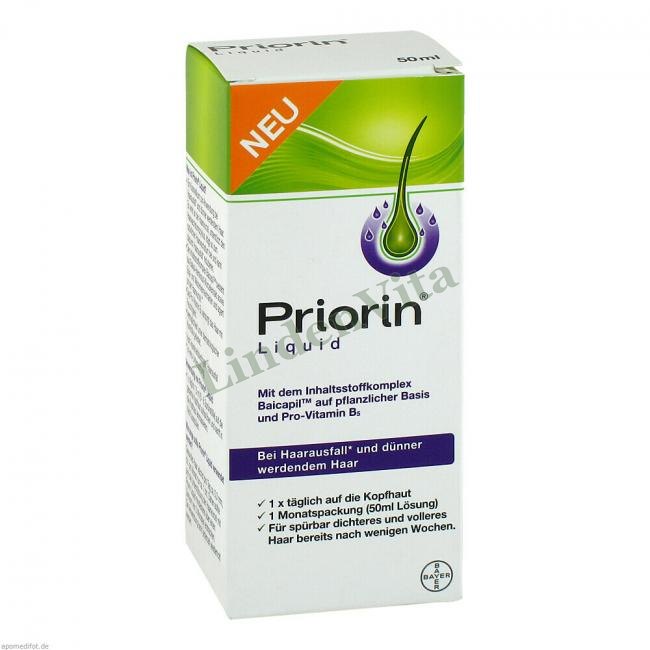 Пріорін / Priorin — упаковка препарату
