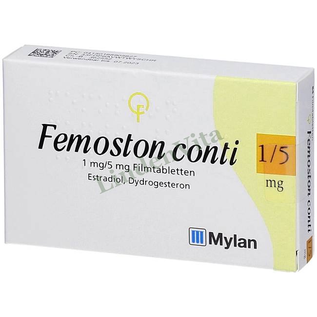 Фемостон / Femoston - Дидрогестерон + Эстроген / Гормональные препараты — упаковка препарата
