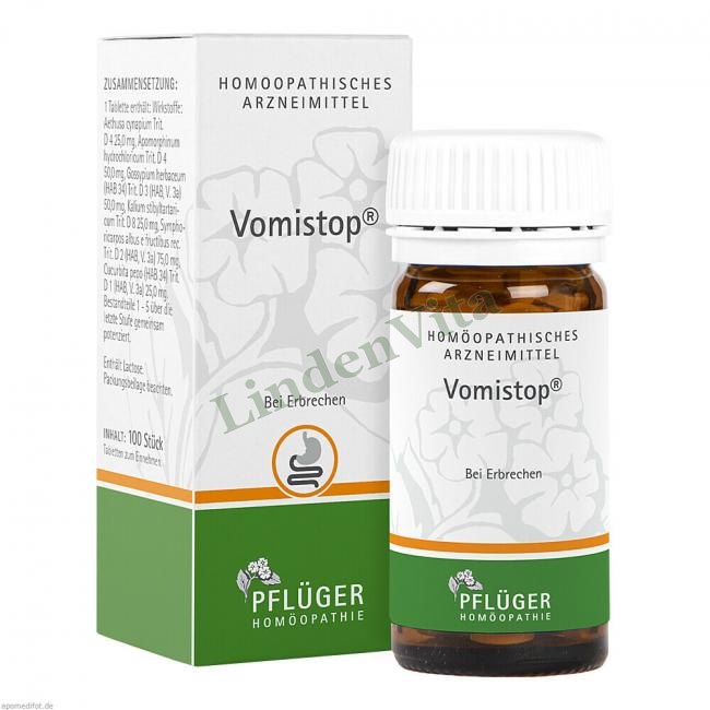Вомістоп / Vomistop — упаковка препарату