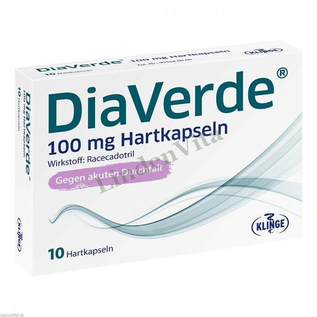 Діаверде / Diaverde - Рацекадотрил — упаковка препарату