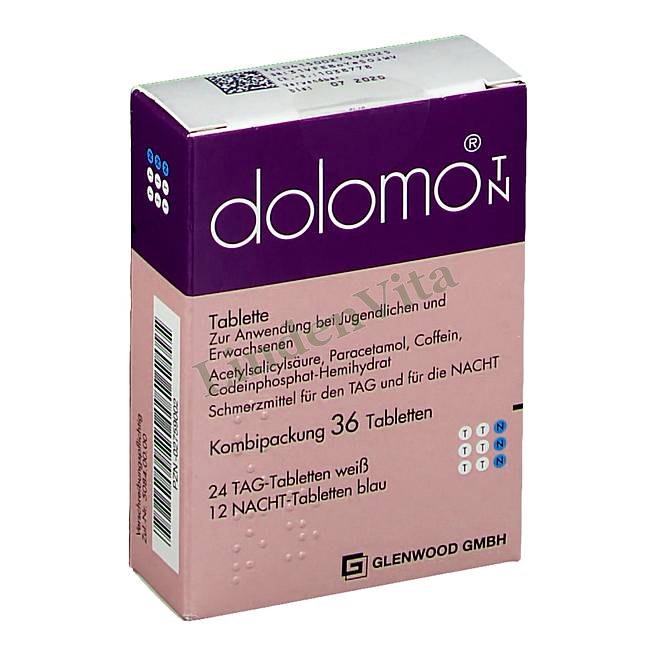 Доломо / Dolomo - Парацетамол — упаковка препарата