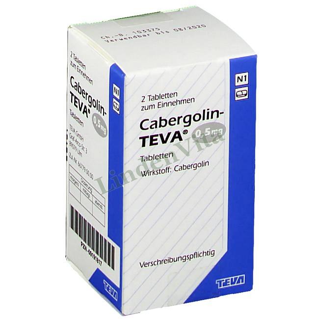 Каберголін / Cabergolina - Каберголін / Гінекологія та урологія — упаковка препарату