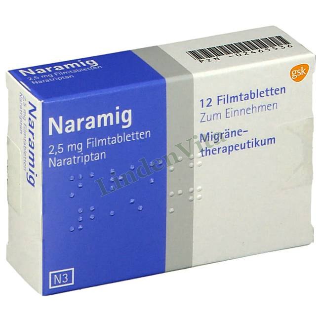 Нарамиг / Naramig - Наратриптан — упаковка препарата
