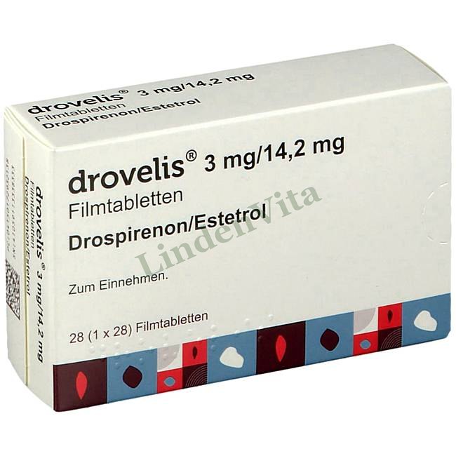 Дровеліс / Drovelis - Дроспіренон + Естетрол — упаковка препарату