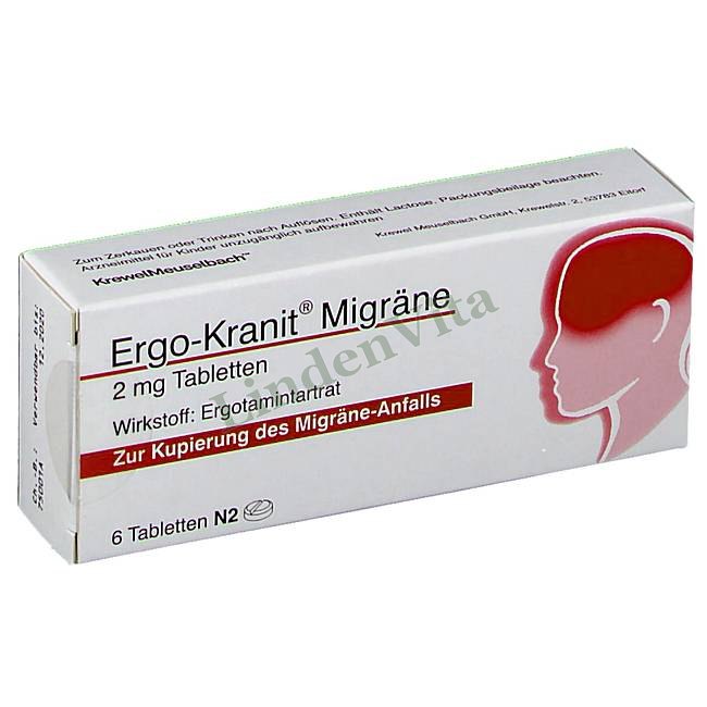 Ерго Краніт / Ergo Kranit - Ерготамін — упаковка препарату