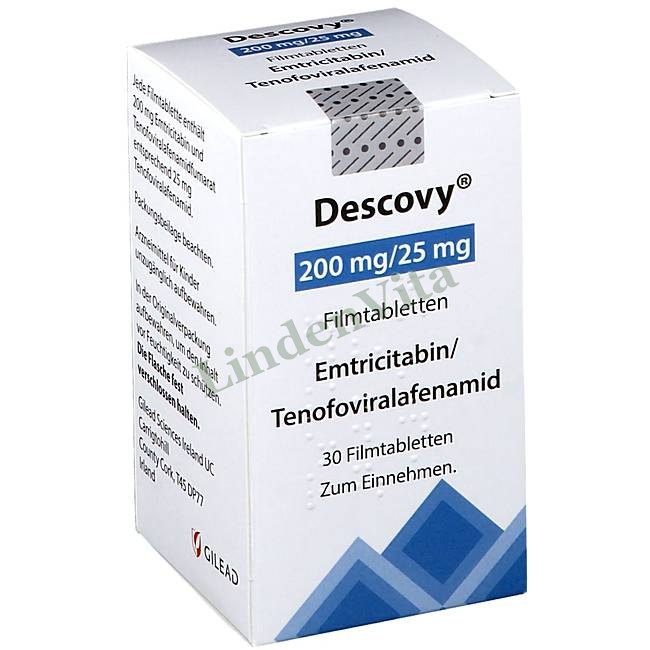Дескови / Descovy - Эмтрицитабин + Тенофовир — упаковка препарата