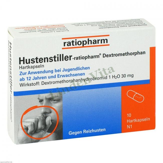 Хустенстиллер / Hustenstiller - Декстрометорфан — упаковка препарату