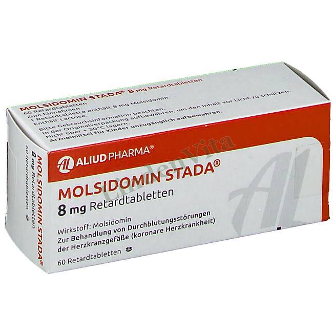 Молсидомин / Molsidomin - Молсидомин — упаковка препарата