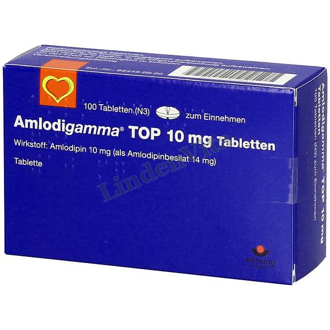 Амлодигамма Топ / Amlodigamma Top - Амлодипін — упаковка препарату