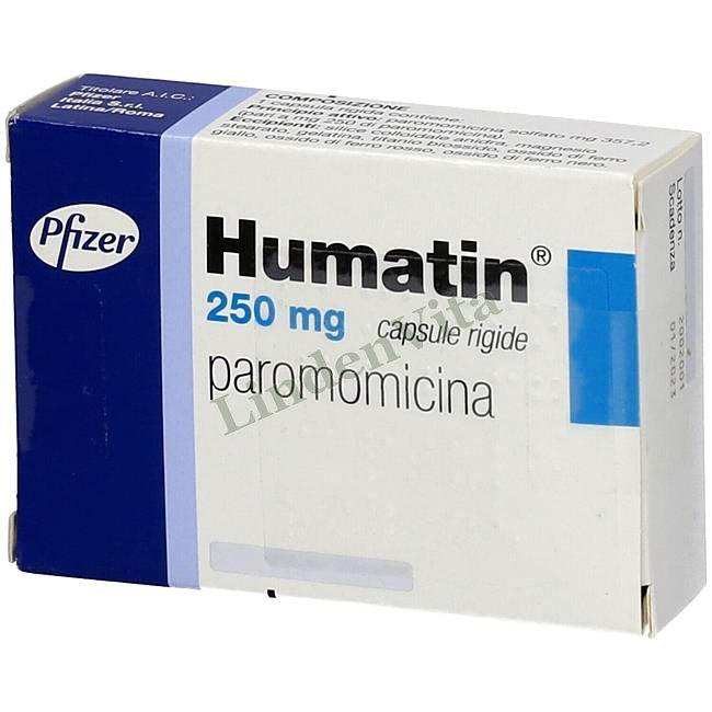 Хуматин / Humatin - Паромоміцин — упаковка препарату