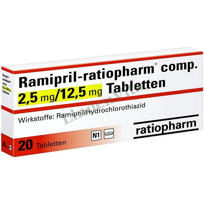 Рамиприл / Ramipril - Рамиприл + Гидрохлоротиазид / От давления — упаковка препарата