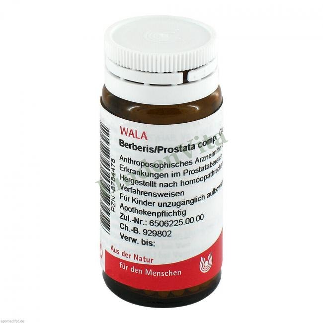 Берберіс Простата / Berberis Prostata — упаковка препарату