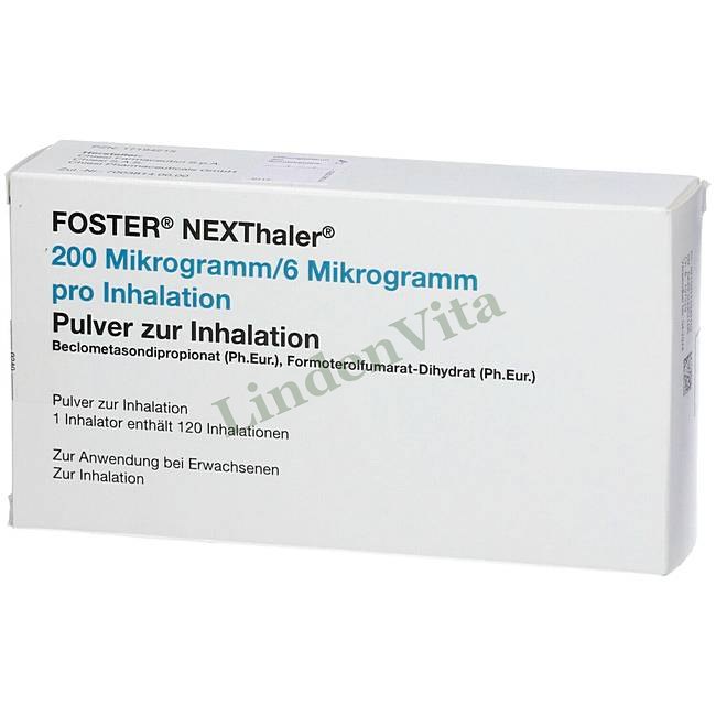 Фостер / Foster - Формотерол + Беклометазон — упаковка препарату