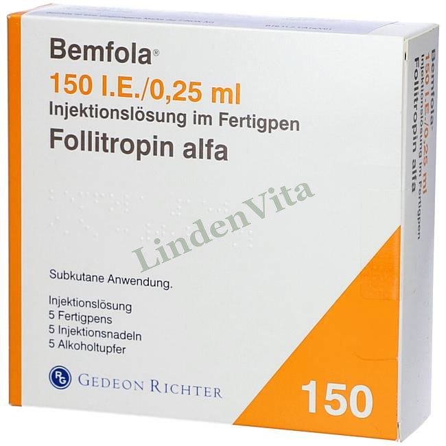 Бемфола / Bemfola - Фолітропін альфа — упаковка препарату