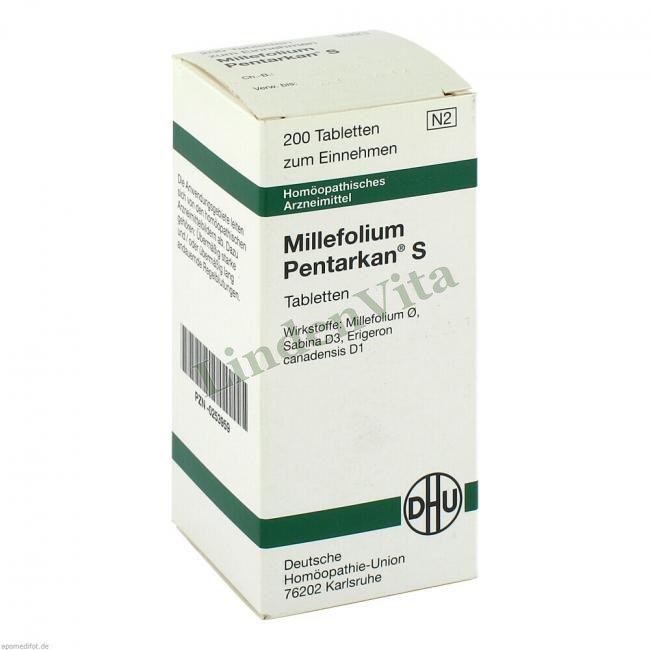 Миллефолиум Пентаркан / Millefolium Pentarkan — упаковка препарата