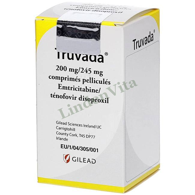 Трувада / Truvada - Тенофовір + Емтрицитабін — упаковка препарату