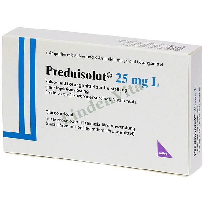 Преднизолют / Prednisolut - Преднизолон — упаковка препарата